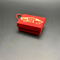 Llavero clicker caja de zapatillas rojo